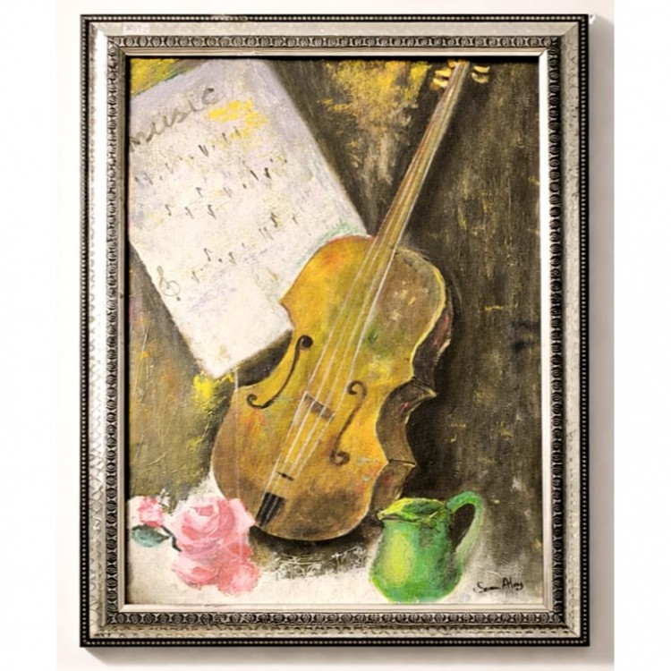 Yağlıboya Tablo - Keman